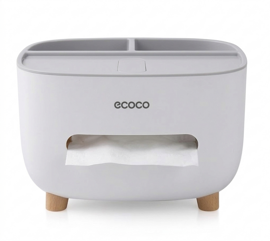 Creative Tissue Box & Remote Organizer